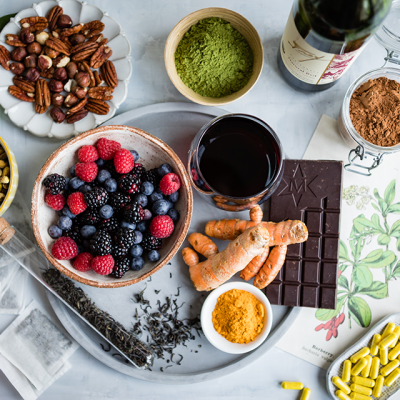 Berberine, Resveratrol, Turmeric Powerphenols: Serving Up Youth and Grace in your Diet