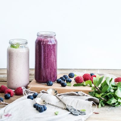 Good Fats: Salmonberry Coconut Smoothie with Collagen