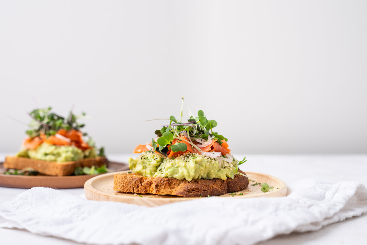 Keto Avocado Toast with Salmon