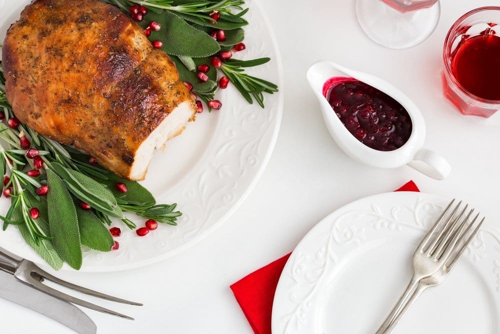Thanksgiving Leftovers: Cranberry Glazed Turkey With Mushrooms