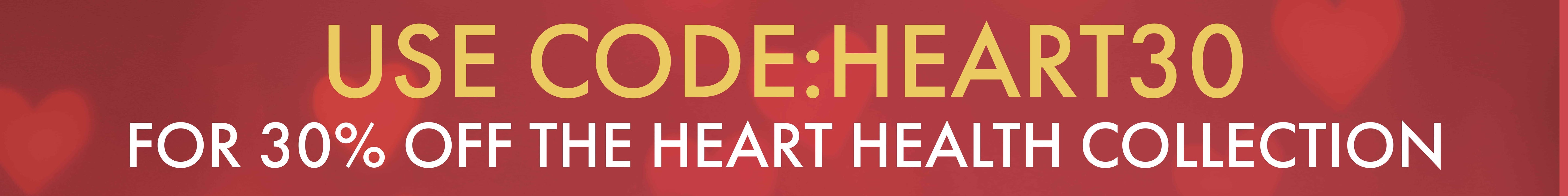 save 30% off with code HEART30