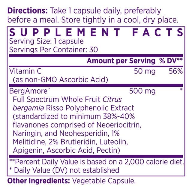 Italian Citrus Bergamot 500 mg