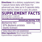 Berberine Supplement Facts