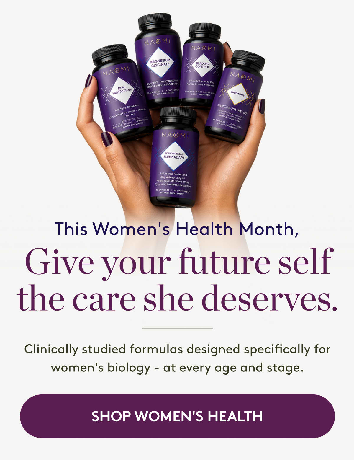 women's health month, women's designed products