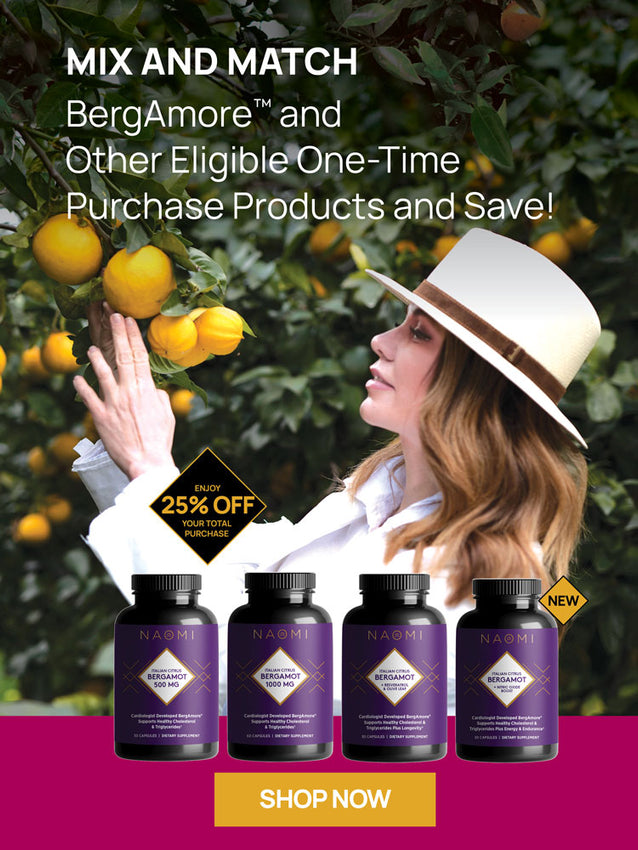 MIX AND MATCH
BergAmore™™ and
Other Eligible One-Time
Purchase Products and Save!