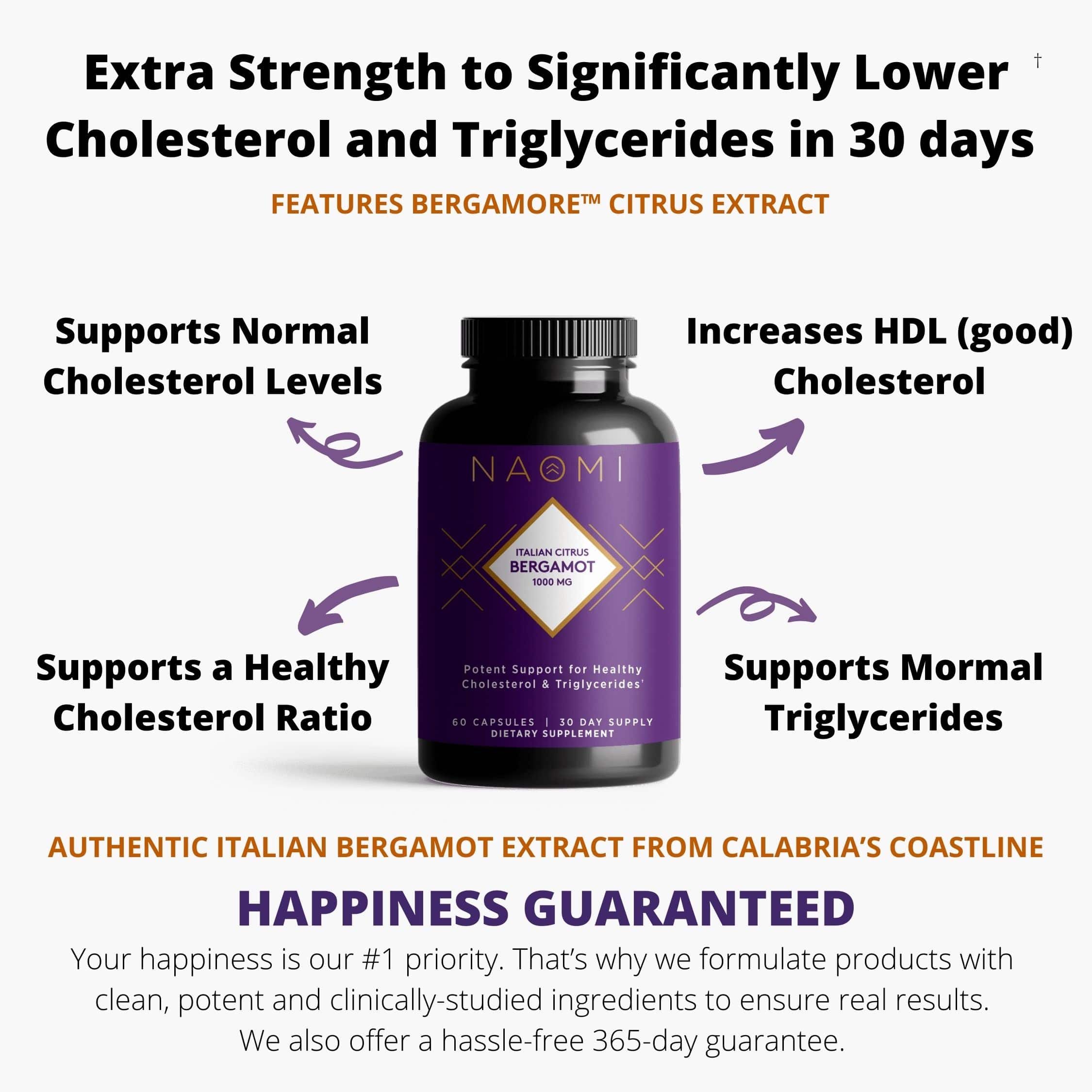 Italian Citrus Bergamot 1000 MG Benefits