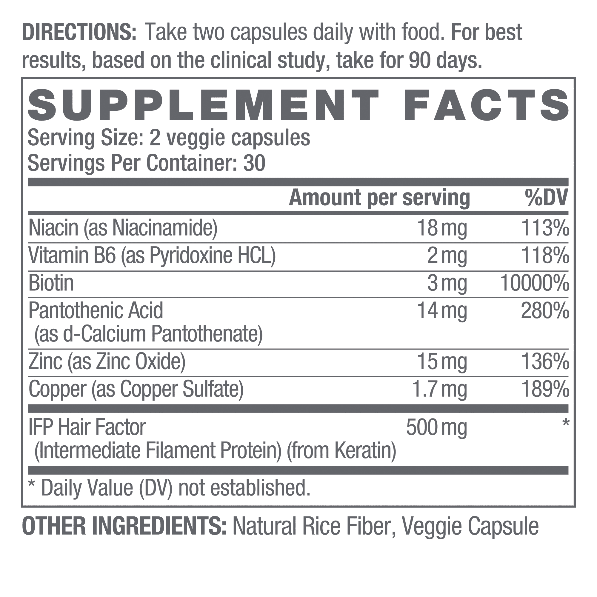 supplement facts