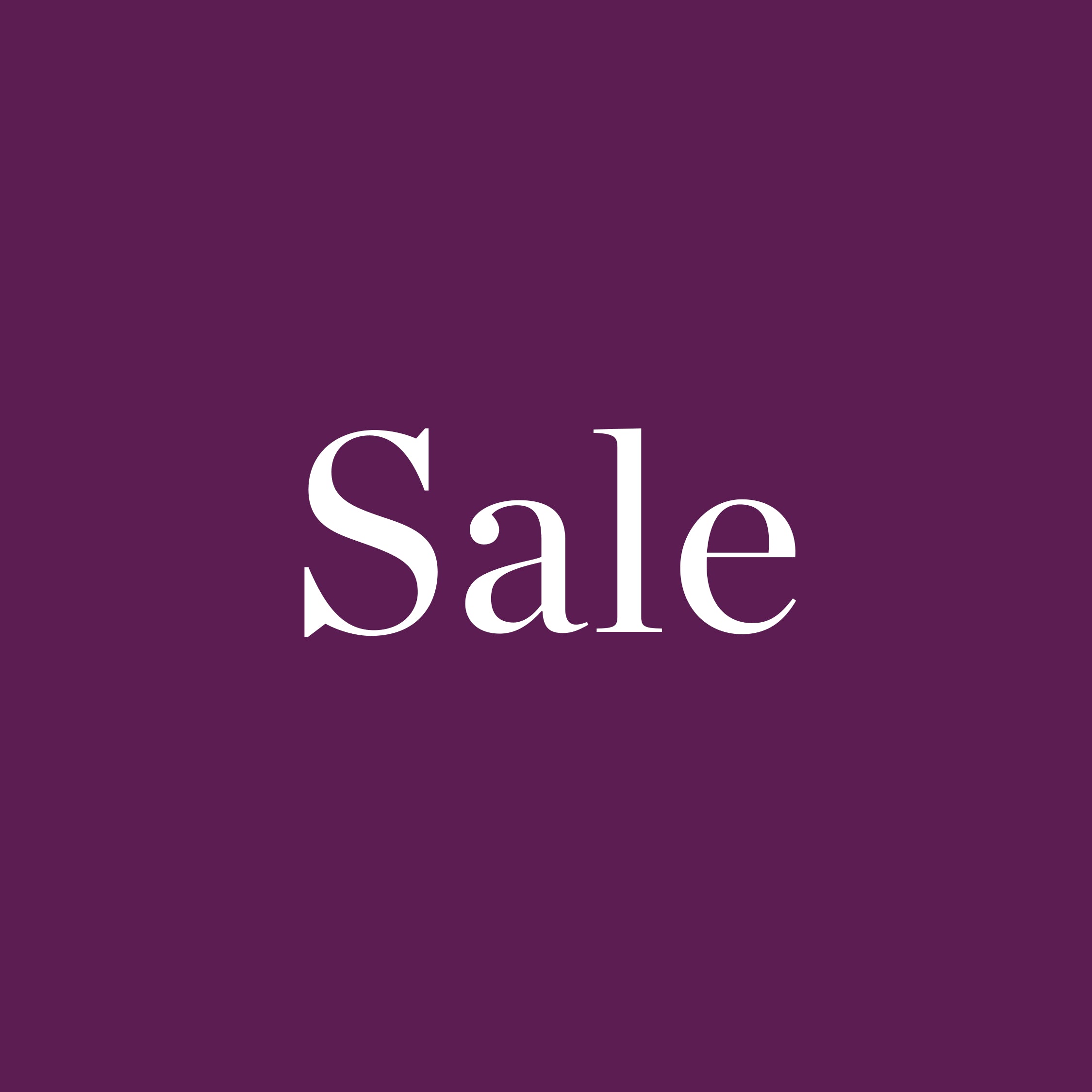 Purple background with the word 'Sale' in white text