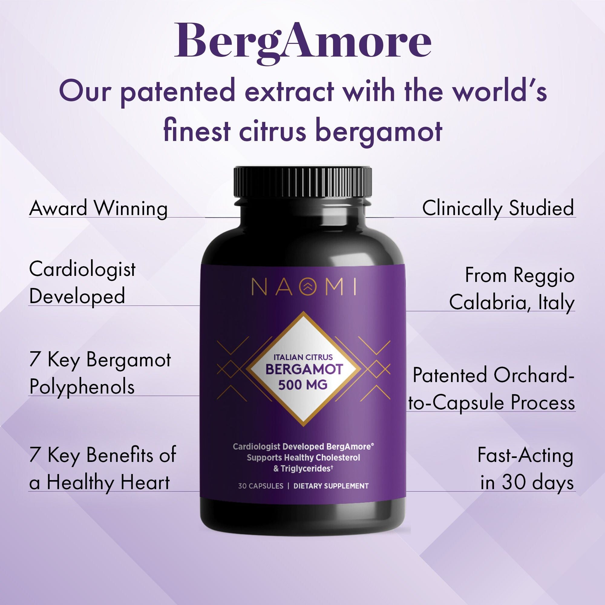 Italian Citrus Bergamot 500mg