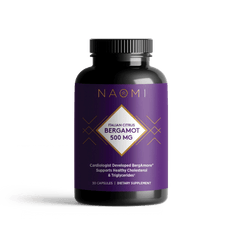 Italian Citrus Bergamot 500 mg bottle