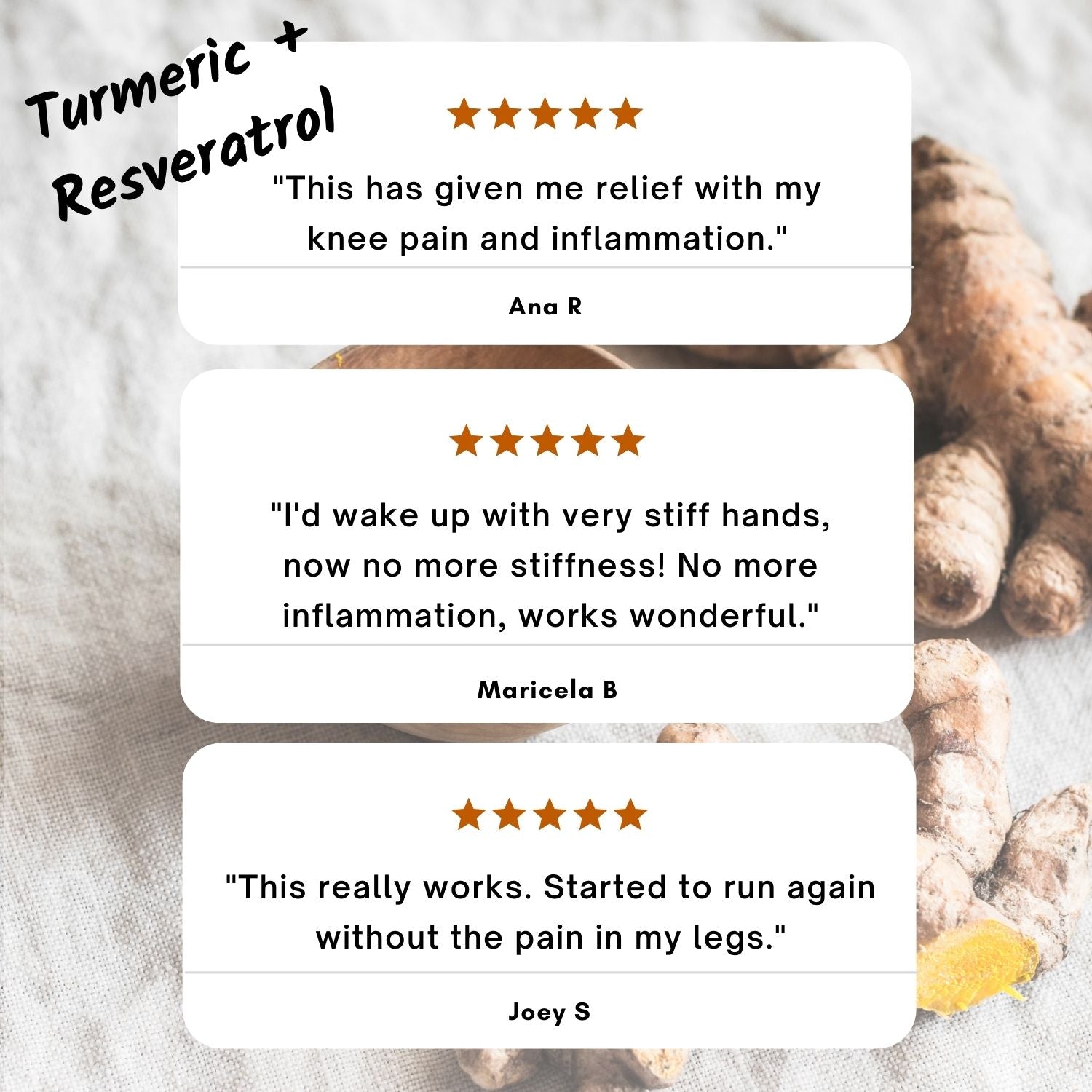 Turmeric+Resveratrol Reviews