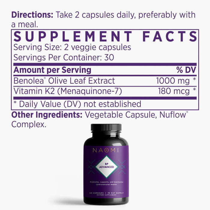 bp advanced supplement facts