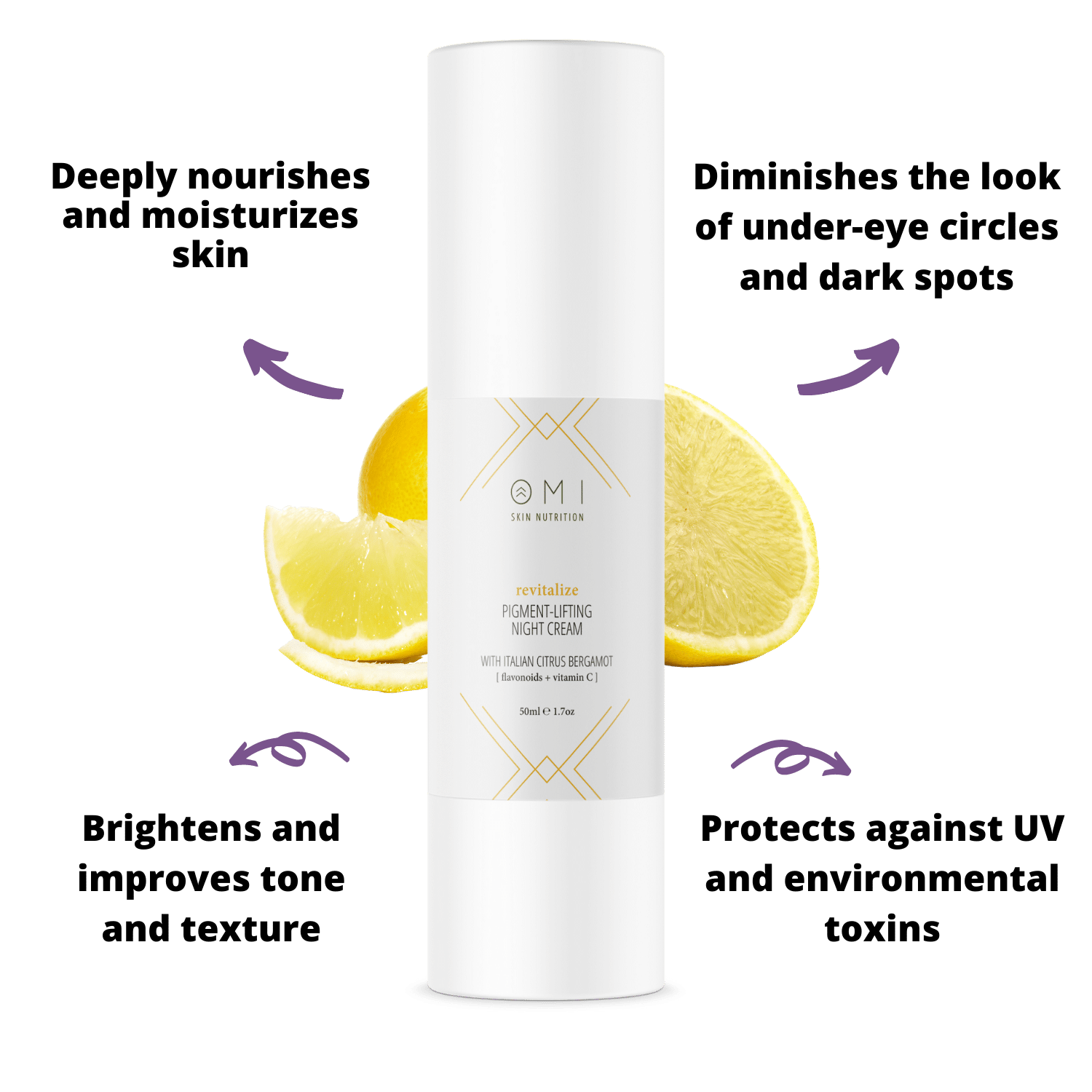 Revitalize Pigment-Lifting Night Cream Benefit